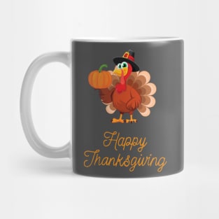 Happy Thanksgiving Turkey Mug